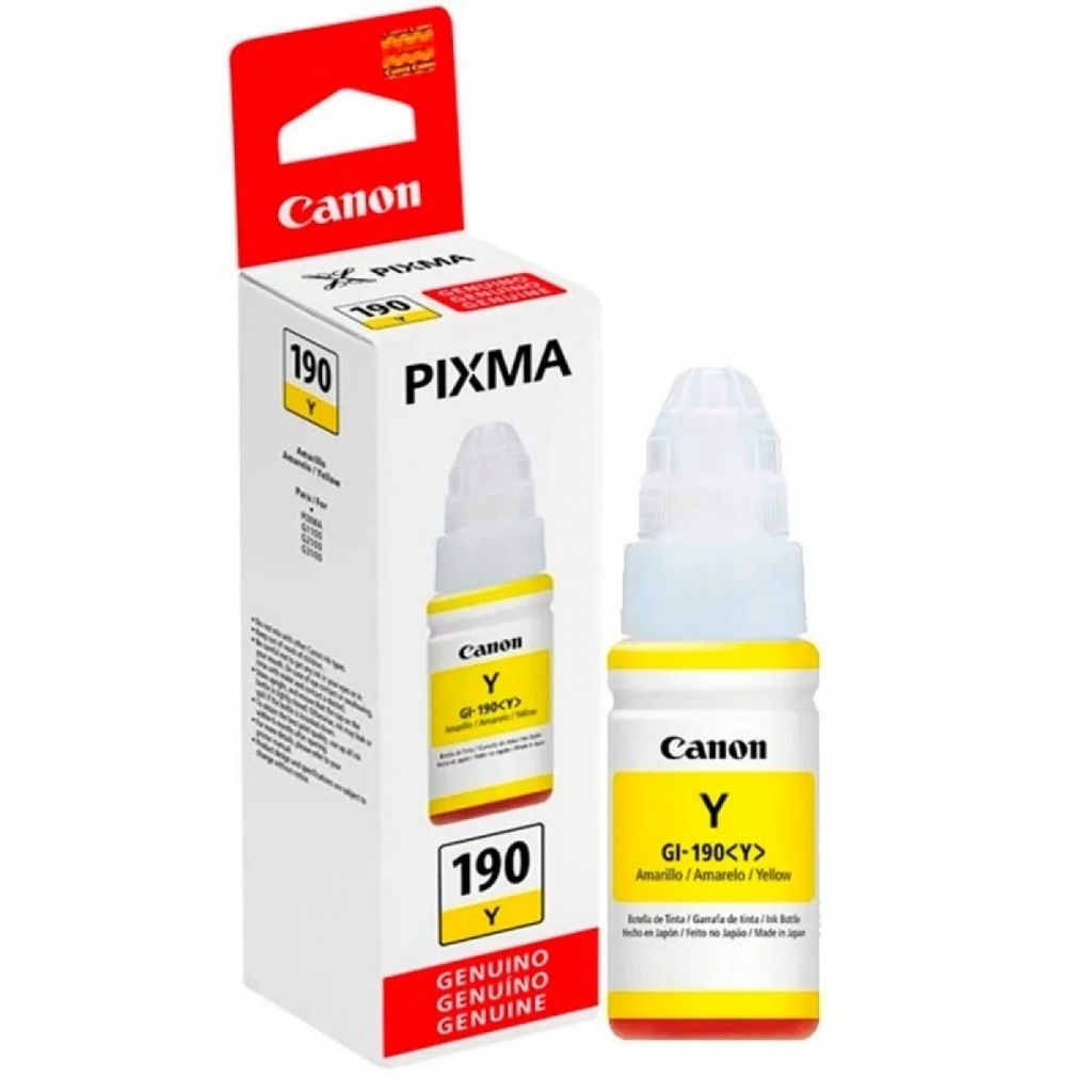 Canon GI-190 Y ink Bottle - Yellow|06