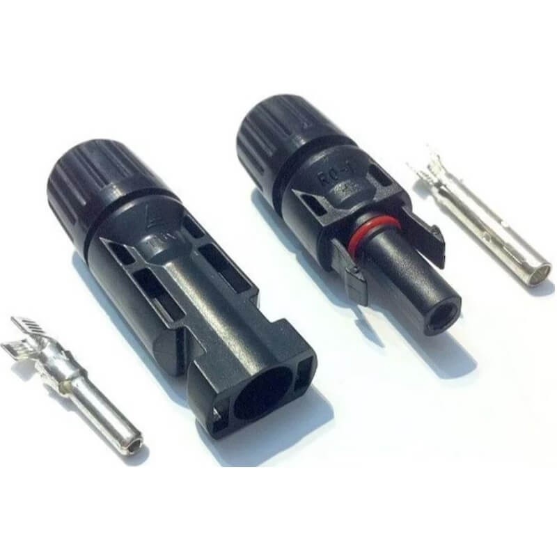 Conector MC4 (incluye 1 macho y 1 hembra)