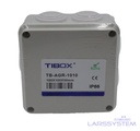 Caja plastica de registro 100x100x50mm, IP65 color ivory, marca Tibox