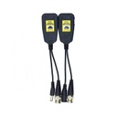 Par de video balun pasivo RJ45, para cámaras CCTV, video + voltaje, 8MP, marca ZKTeco